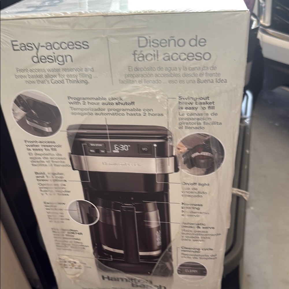 Hamilton Beach Easy Access Coffee Maker - Black - Picture 2 of 13